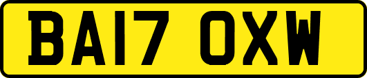 BA17OXW