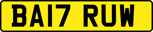 BA17RUW
