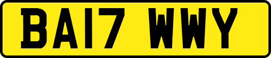 BA17WWY