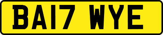 BA17WYE