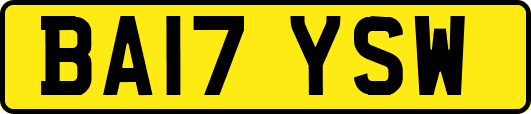 BA17YSW