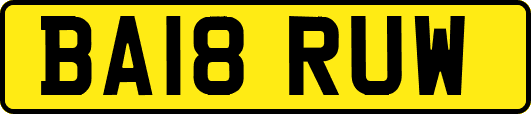 BA18RUW