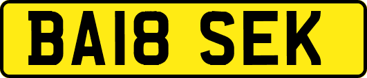 BA18SEK
