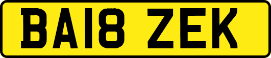 BA18ZEK