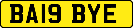 BA19BYE