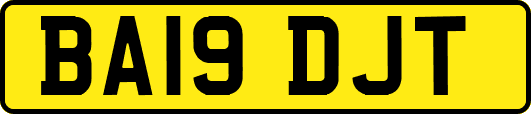BA19DJT
