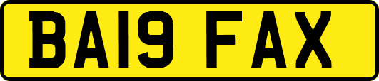 BA19FAX