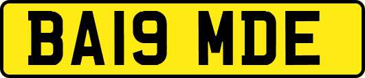BA19MDE