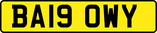BA19OWY