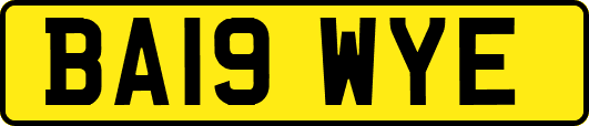 BA19WYE