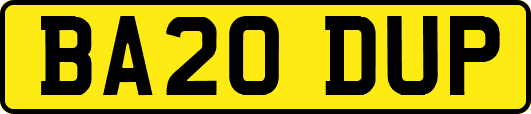 BA20DUP