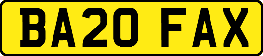 BA20FAX