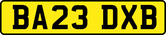 BA23DXB