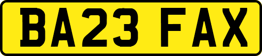BA23FAX