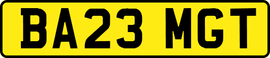 BA23MGT