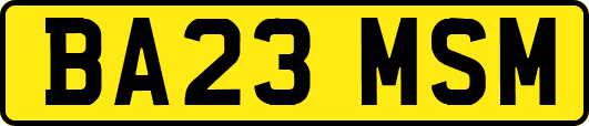 BA23MSM