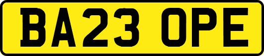 BA23OPE