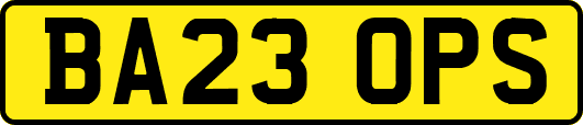 BA23OPS