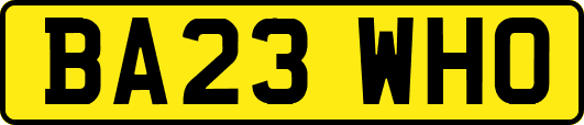 BA23WHO