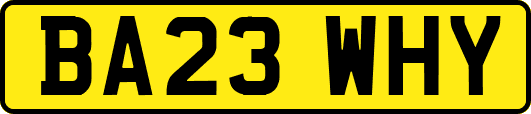 BA23WHY