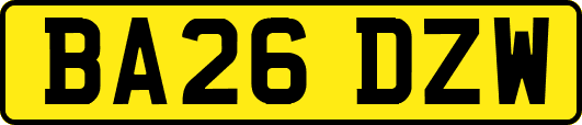 BA26DZW