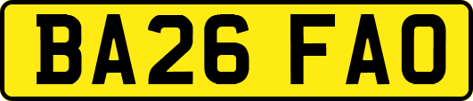 BA26FAO
