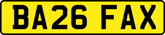BA26FAX