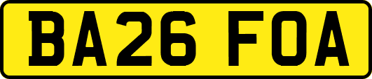 BA26FOA
