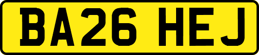 BA26HEJ