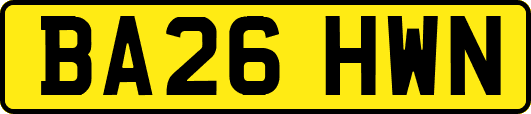 BA26HWN