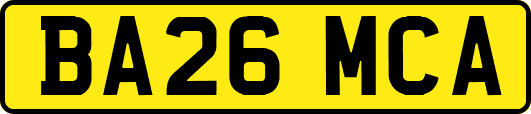 BA26MCA
