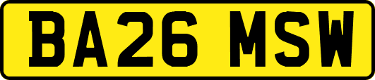 BA26MSW