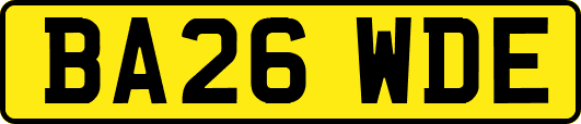 BA26WDE