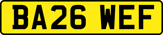 BA26WEF
