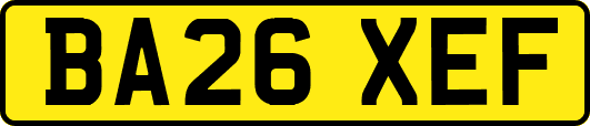 BA26XEF