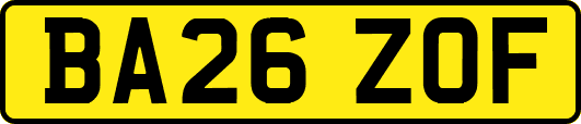 BA26ZOF