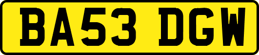 BA53DGW