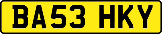 BA53HKY