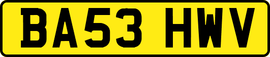 BA53HWV