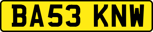 BA53KNW