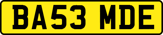 BA53MDE