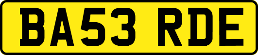 BA53RDE