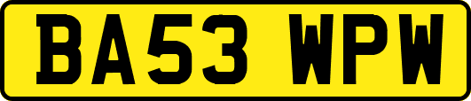 BA53WPW