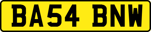 BA54BNW