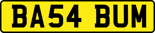 BA54BUM