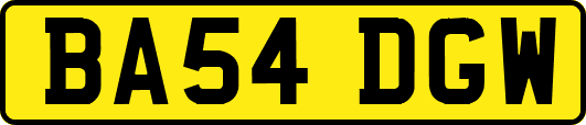 BA54DGW