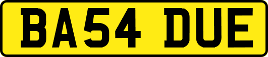 BA54DUE