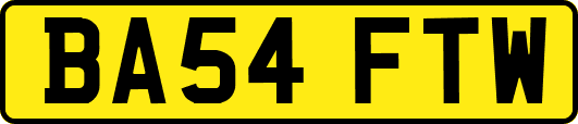 BA54FTW