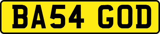 BA54GOD