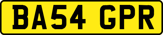BA54GPR